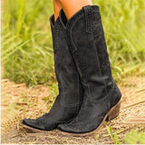New Women's Shoes Wish Size - 43 Long Boot Rivel Vintage Boots HZ0115