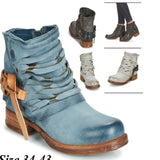 Autumn And Winter New Fashion Personality Low And Large Code Short Boots New HZ0115