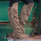 Xiyin New 2025 Winter New Coarse And Large-Size Long-Twin Esossel Boots Women's Boots HZ0115