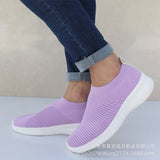 '- Large-Size Women's Shoes Autumn Lazy Shoes One Foot Pedal Women Breathable Sports Low-Help Casual Shoes Single Shoes HZ0115