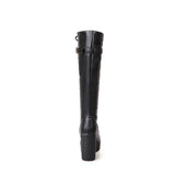 2025 Coarse And High Boots Women Waterproof Table High And Long Boots Tlings With 40-43 Large Code HZ0115