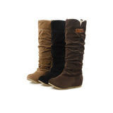New Spring And Autumn Black Boots Co., White Cotton Cotton Cicking Lace Mill Lady Single Boots Size 4546 Yards HZ0115