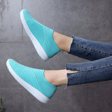 '- Large-Size Women's Shoes Autumn Lazy Shoes One Foot Pedal Women Breathable Sports Low-Help Casual Shoes Single Shoes HZ0115