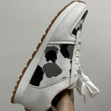 2025 Spring And Autumn New Large-Size Leopard-Print Casual Single-Shoe Women's Flat-Bottomed Sports Casual Shoes Wish HZ0115