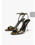 ZA2025 New Women's Shoes Low Heel Temperament High Heels Shallow Stud Single Shoes HZ0115