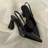 European-Style High-End Fashion Heightening Leg Long Single Shoes New Daily Temperament Elegant And Short Back-To-Air Bag Head Sandals HZ0115