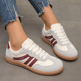 Large-Size Women's 2025 New German Training Shoes Women's Retro Color Tie Single Shoes Women HZ0115