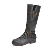 Large-Size Martin Boots Women 2025 Fashion Explosion Wearing Autumn And Winter High Boots HZ0115