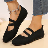 Flat-Soled Single Shoes Women's New Large-Size Round-Head Cover In Autumn 2025 HZ0115