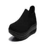 2025 Spring And Summer New Ultra-Light Sole Flying Weave Breathable 43 Large Thick Sole Comfortable Single Shoe Tide HZ0115