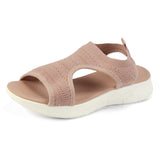 Comfortable Flat Bottom Flying Sandals Women 2025 Summer New Fashion Fish Mouth With Feet Beach Sandals HZ0115