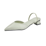 Baotou Sandals Women 2025 New Summer Simple Sharp Heeled Sandals Women's High Heel Fine Fashion Single Shoes HZ0115