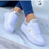 Wish New Large-Size Spring And Autumn Korean Version Of Small White Shoes Casual Board Shoes Women's Breathable Thick-Soled Women's Shoes HZ0115