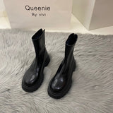 White Skinny Martin Boots Children's Shoes 2025 Summer Small Ankle Boots Spring And Autumn Winter Boots Single Boots HZ0115