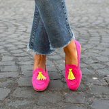 Spring And Autumn 2025 New Flat Bottom Round Head 40-43 Shallow Mouth Su Casual Single Shoe Woman HZ0115