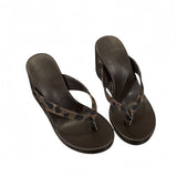 Small Height Height Leopard-Print Thighs Tug Woman Summer Wear Thick Bottom Slopes And High Heels Thick Heel Roman Sandals HZ0115