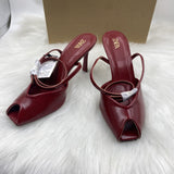 Za Home 2025 Summer New Fish Mouth Sandals With Coarse Heel Toe Sandals Shoes HZ0115