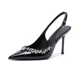 Fashion Bag Head Sandals 2025 Summer New Wear Bag Head After The Empty Water Drill Beautiful Heel High Heels Women HZ0115
