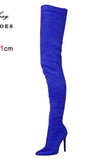Over-Knee Boots High Heel Side Zipper Female Boots Wish Female Boots HZ0115