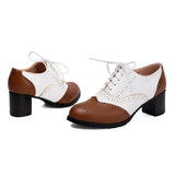 Spring 2025 Fashion High Heel 40-45 Large Size Color Burning Before The Lace Of Women's Single Shoes HZ0115