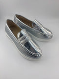 Large Size 2025 Spring New Casual Single Shoe Sports Zipper Women Lazy Low Help Shoes HZ0115
