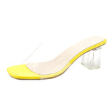 2025 Spring And Summer New Seaside Vacation Coarse And Transparent Sandals Female Fairy Breeze Cool Drag Lady High HZ0115