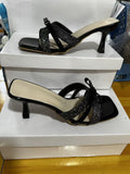 In The Autumn Of 2025, The New Dew French Bow Wears A Hundred High Heels And Direct Women's Shoes HZ0115