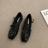Coarse-Heeled Silver Mary Jane Head Single Shoes Women's Shoes 2025 New Spring Evening Gentle Flat Bottom Shoes HZ0115