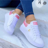 Wish New Large-Size Spring And Autumn Korean Version Of Small White Shoes Casual Board Shoes Women's Breathable Thick-Soled Women's Shoes HZ0115