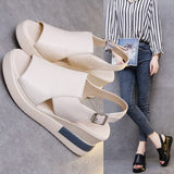 Pine Cake Thick Bottom Heel Shoes Women Wear 2025 After The Empty Word Buckle Cool Slippers Large Size High Heel Sandals Women HZ0115