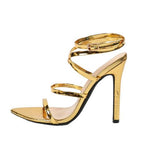 For The New Red Rose With Sandals Summer Sexy High Heels Legs Long Elegant Temperament HZ0115