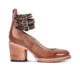 After The New 2025 Zipper Coarse Heel High Heel And Shallow Buckle Women's Single Shoes HZ0115