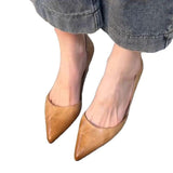 Beautiful~French Retro Tip-Tip High-Heeled Women's New One-Legged Fine-Heeled Single Shoes HZ0115