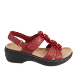 2026 Summer Sandals New Hollow Slope And Fish Mouth Flowers Leisure Comfortable Sandals Women Large Size HZ0115