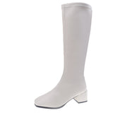 However, The Knee-Length Boots Woman 2025 Autumn And Winter New British Style Fashion Small Man Showing Thin And Tall And Knight Female Boots HZ0115
