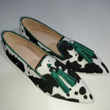 The New Low-Heeled Tip 40-43 Cow Tuxed Casual Single Shoe In The Spring And Autumn Of 2025 HZ0115