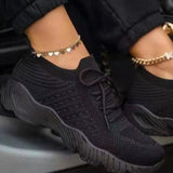 Summer New Large-Size Leisure Single Shoes Thick-Soled Solid Color Tie With Flying Pedal Flat Shoes HZ0115