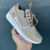 Large-Size 2025 New Spring And Autumn Single Shoes Women's Fashion In The UK High Shoes Women's Casual Women's Shoes HZ0115