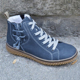 New Snow Boots Women's Flat And Martin Boots Zip-Up Cotton Boots Women's Cotton Shoes HZ0115
