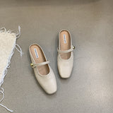 Fairy Wind Flat Bottom Bao Head Half Slippers Women Wear 2025 Spring New Pregnant Women Pedaling Small Fragrant Breeze Shoes Tide HZ0115