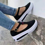 Large-Size 2025 Summer New Fashion Round Head Shakes The Bottom Of The Women's Sports Wind-Thick-Soled Sandals HZ0115