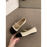 French Flat Bottom Gentle Evening Shoes Women's Shoes Spring And Autumn 2025 New Spring Small Fragrant Style Mary Jane Single Shoes HZ0115