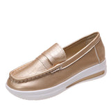 New Casual Single Shoes Women's Autumn Solid Color Round Head Low Belt Buckle Soft Soles Work Shoes Bean Shoes HZ0115
