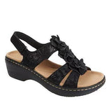 2025 Summer Slippers New Lightweight Fashion Large-Size Sandals And Fish Mouth Flowers Leisure Comfortable Sandals HZ0115
