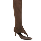 Small But Knee-Brown Toe Long Boots Women With High Heel Net Red High-Tender Boots Long-Tlenish Sandals HZ0115