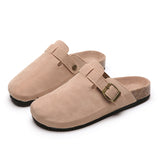 Baotou Slippers Female Couple Softwood Tug Wish Large Size Roman Shoes Casual Half-Dragging Lazy Shoes Trend HZ0115