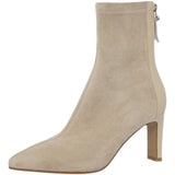 Skinny Boots Gentle Apricot Temperament Tip High Hedging Socks Boots And Ankle Boots Elastic Short Boots Women HZ0115