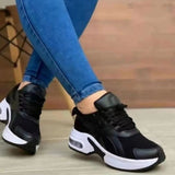 New Fashion Low-Help Old Dad Shoes Round Head With Mesh Large Size Casual Sports Single Shoes Women HZ0115