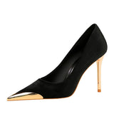 Summer Heightening Head Anti-Slip Shoes New Chinese Pointed Lady Single Shoes Tide 2025 Outside Wearing Fashion Shoes HZ0115