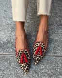 The New Low-Heeled Tip 40-43 Cow Tuxed Casual Single Shoe In The Spring And Autumn Of 2025 HZ0115